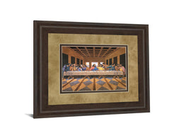 Last Supper By 34X40 Framed Print