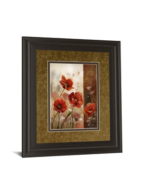 Wild Poppies Ii By Conrad Knutsen 34X40 Framed Print