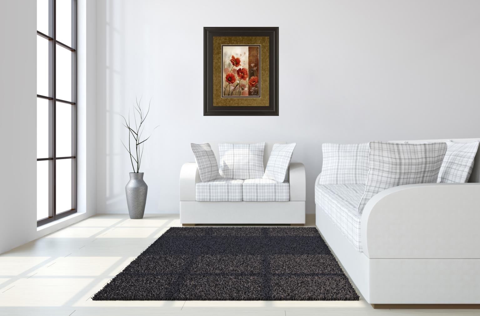 Wild Poppies Ii By Conrad Knutsen 34X40 Framed Print