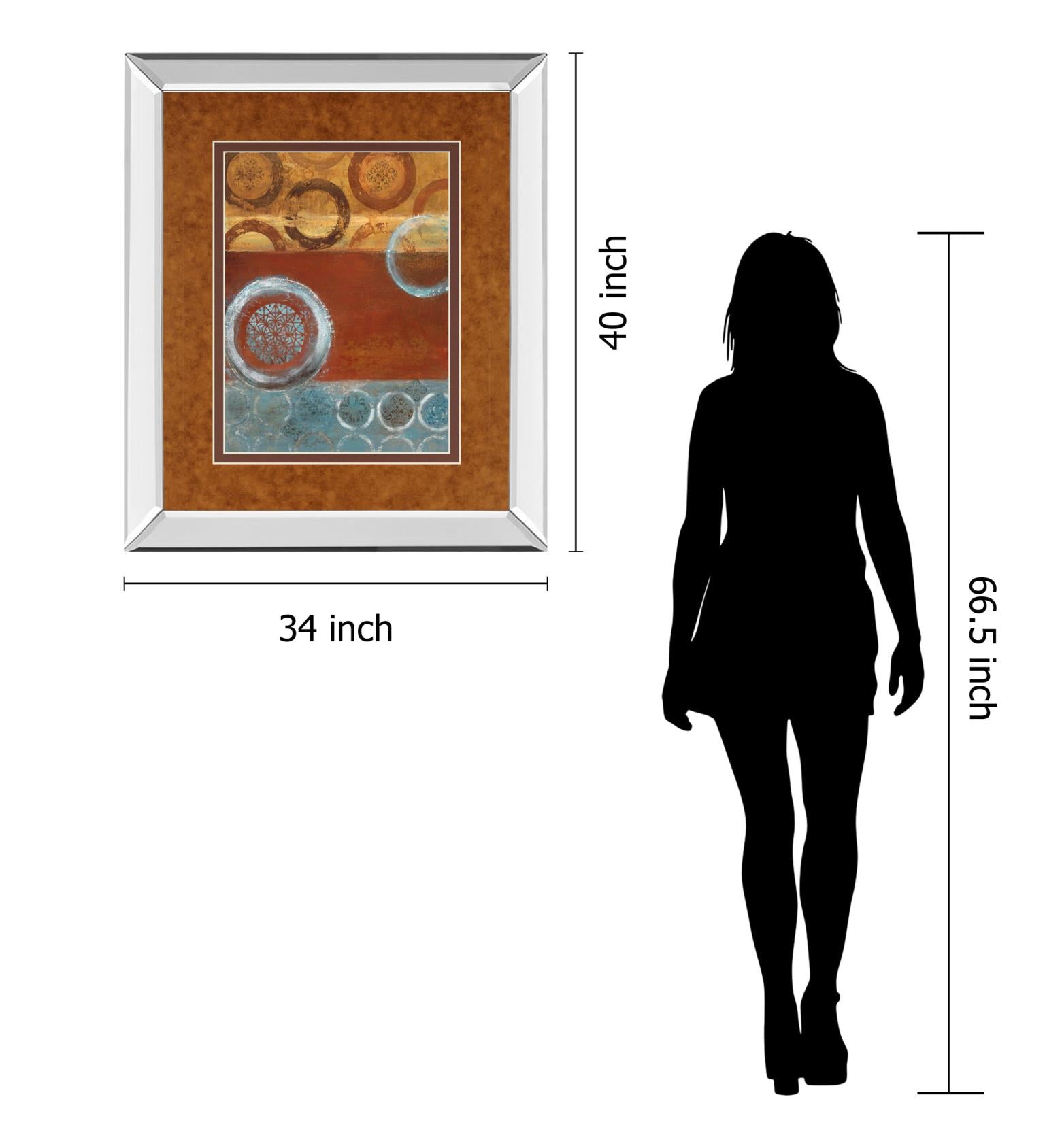 Mirrored Frame Tanzania Ii By Tava Studio 34X40 Mirror Frame Print