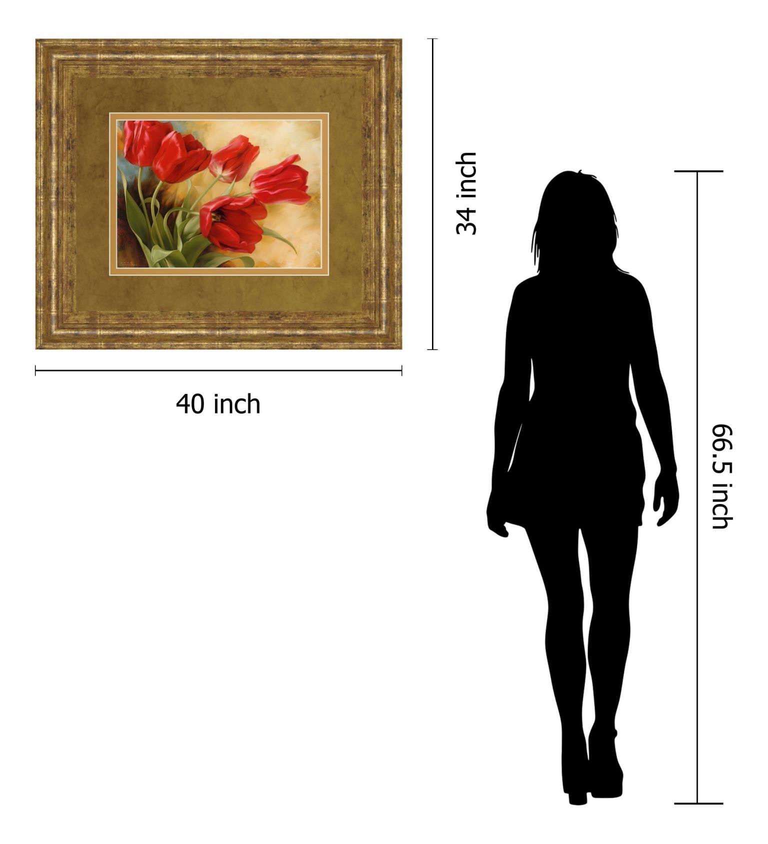 Garden In Hollard Ii By Igor Levashou 34X40 Framed Print