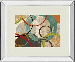 Mirrored Frame Away We Go Ii By Katrina Craven 34X40 Mirror Frame Print