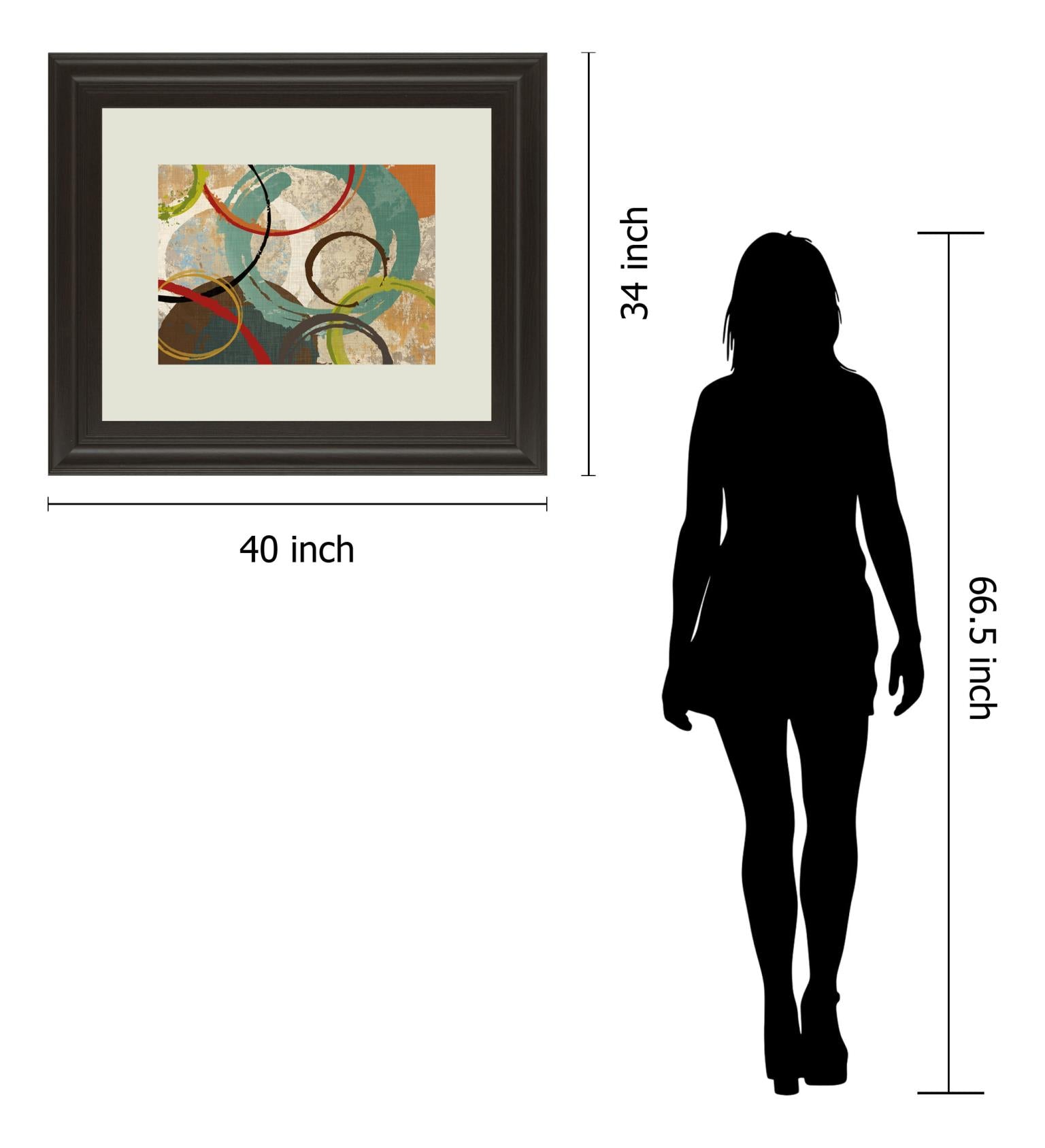 Away We Go Ii By Katrina Craven 34X40 Framed Print