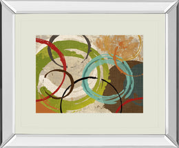 Mirrored Frame Away We Go I By Katrina Craven 34X40 Mirror Frame Print