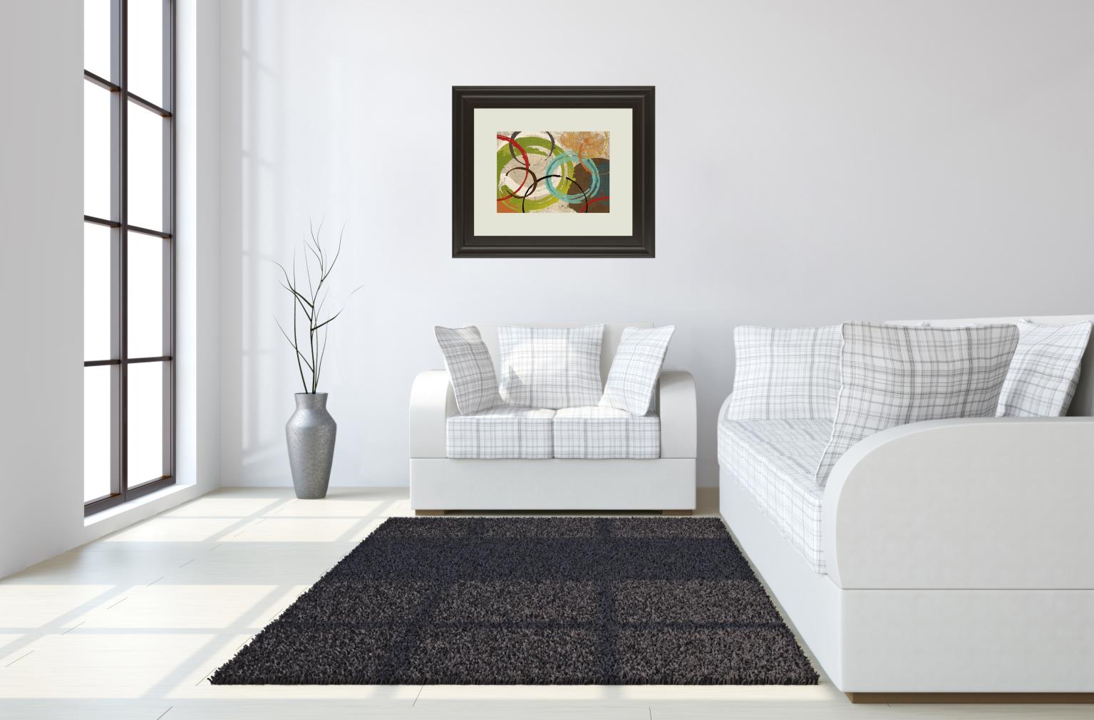 Away We Go I By Katrina Craven 34X40 Framed Print