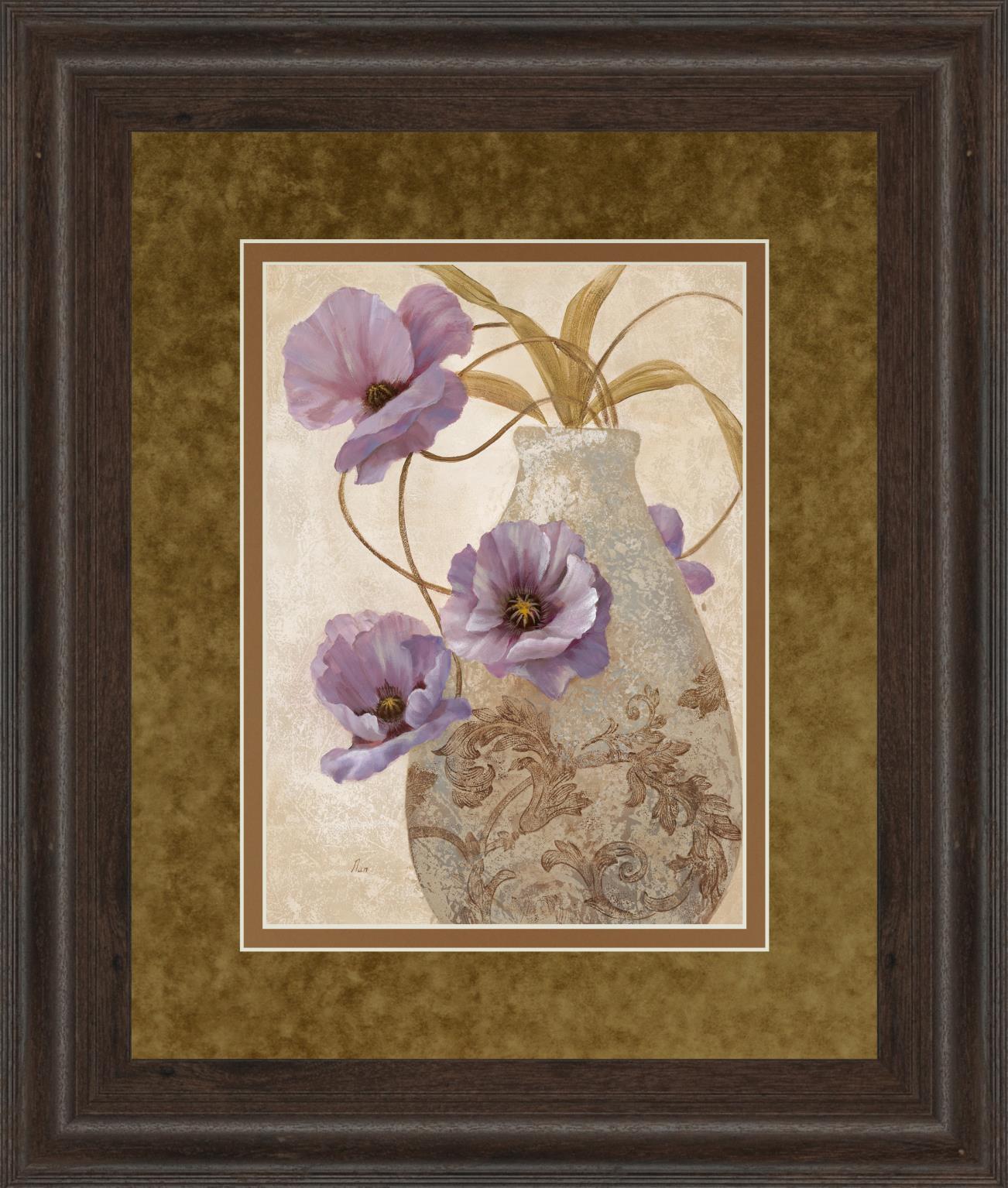 Purple Sophistication Ii By Nan 34X40 Framed Print