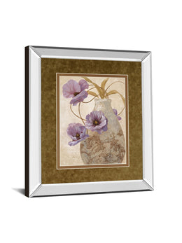 Mirrored Frame Purple Sophistication Ii By Nan 34X40 Mirror Frame Print