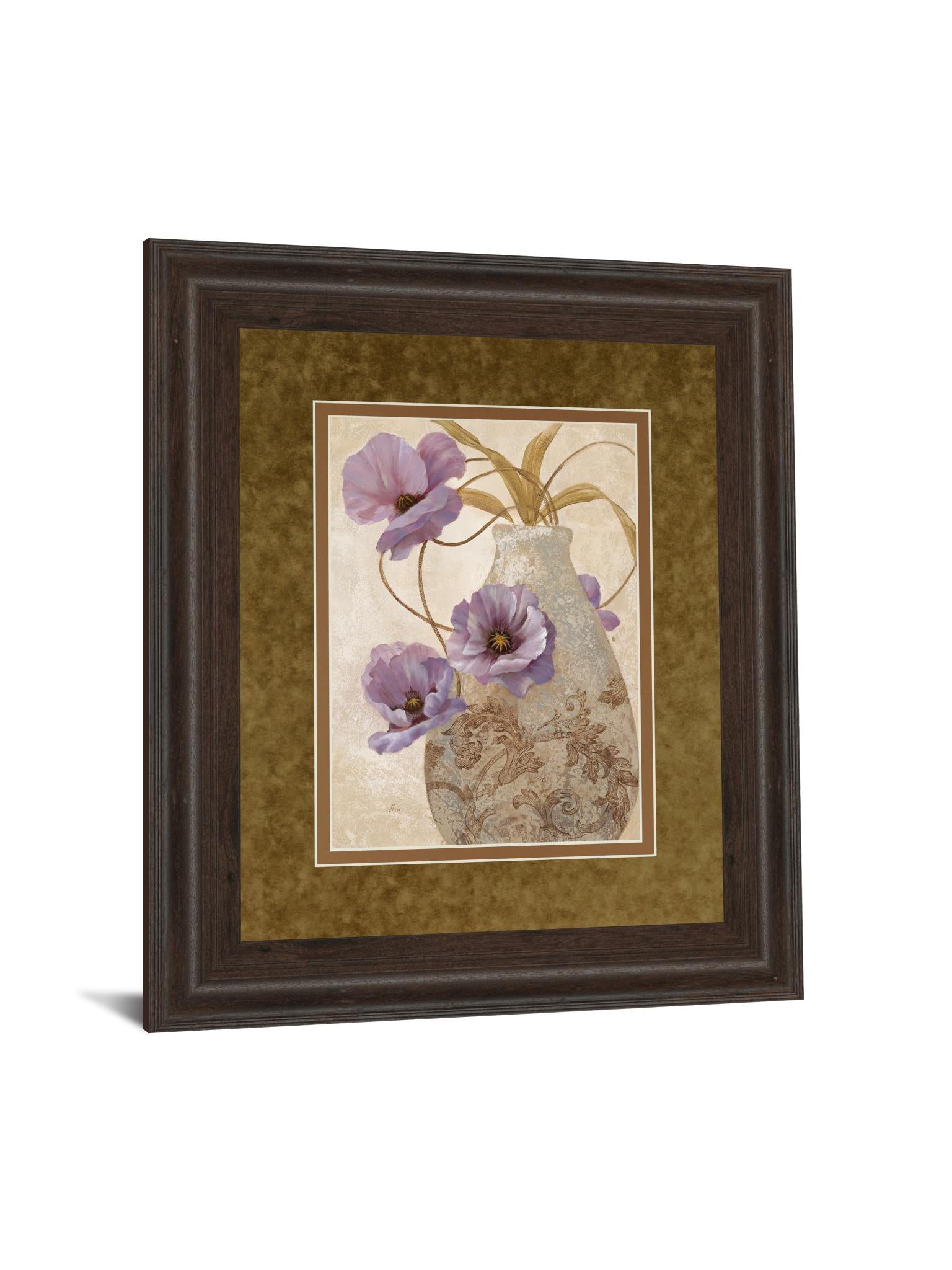 Purple Sophistication Ii By Nan 34X40 Framed Print