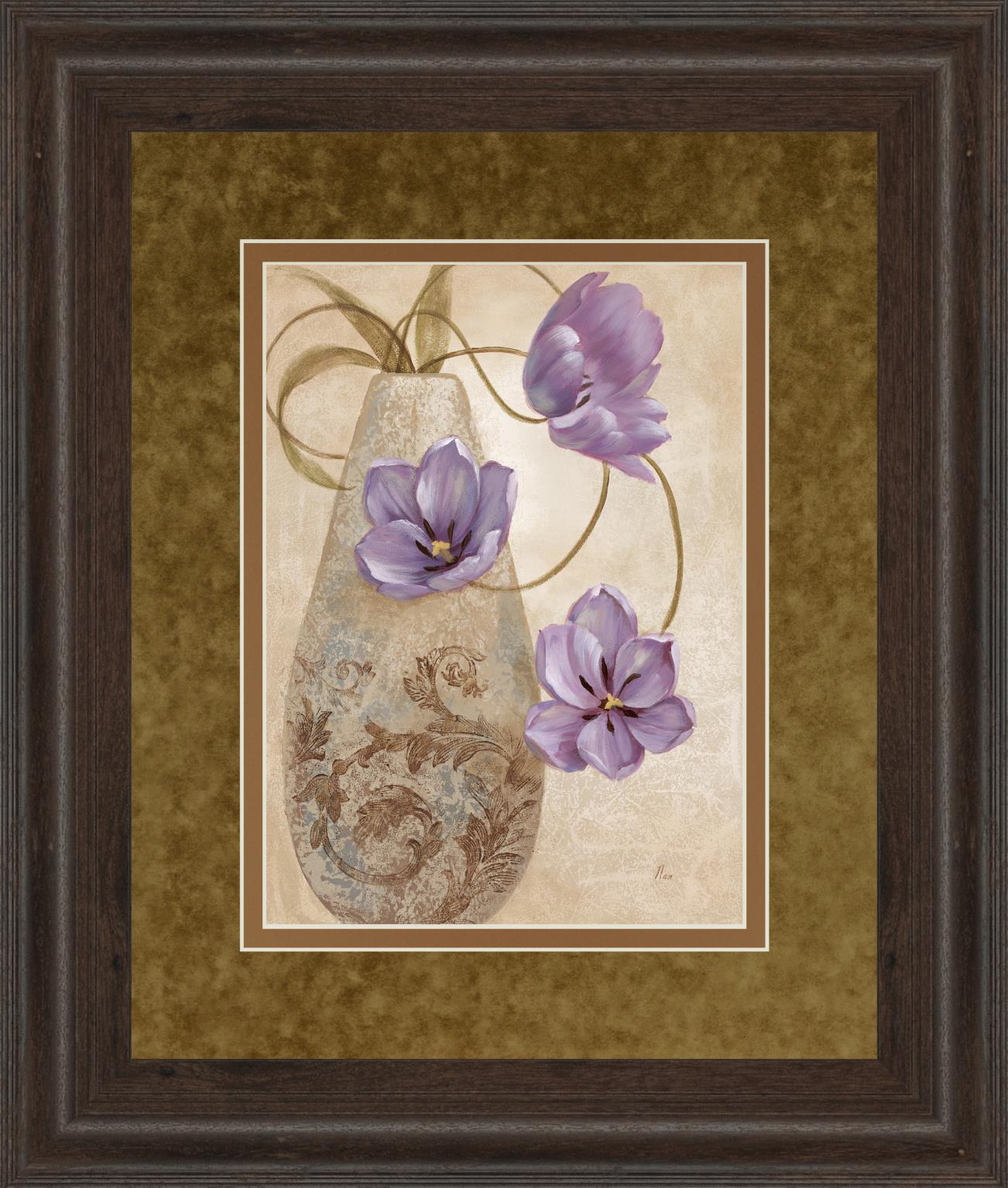 Purple Sophistication I By Nan 34X40 Framed Print