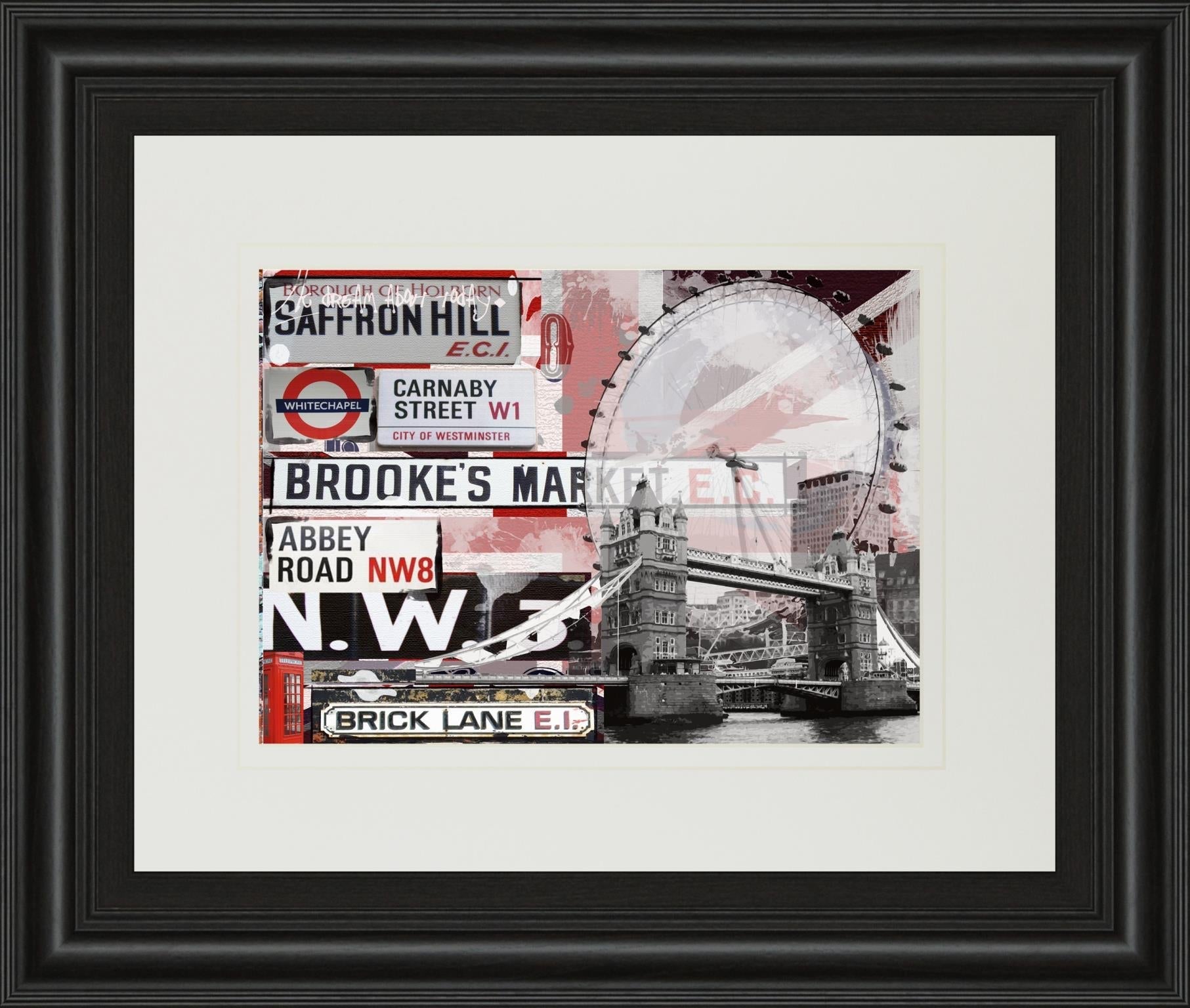 Saffron Hill By Andrew Cotton 34X40 Framed Print