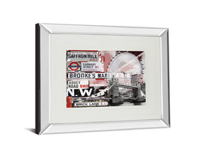 Mirrored Frame Saffron Hill By Andrew Cotton 34X40 Mirror Frame Print