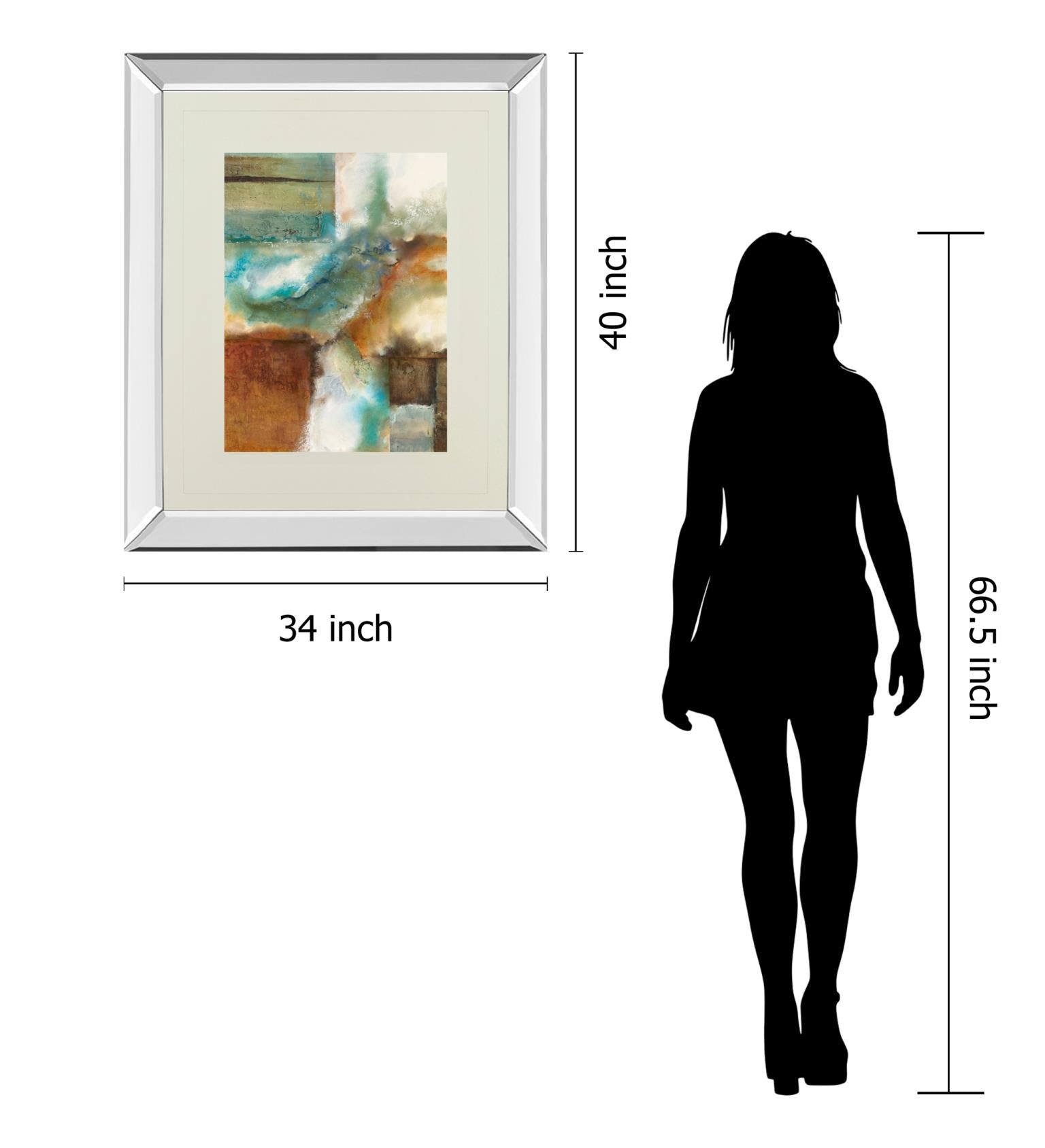 Mirrored Frame Rare Earth Ii By Norm Olson 34X40 Mirror Frame Print