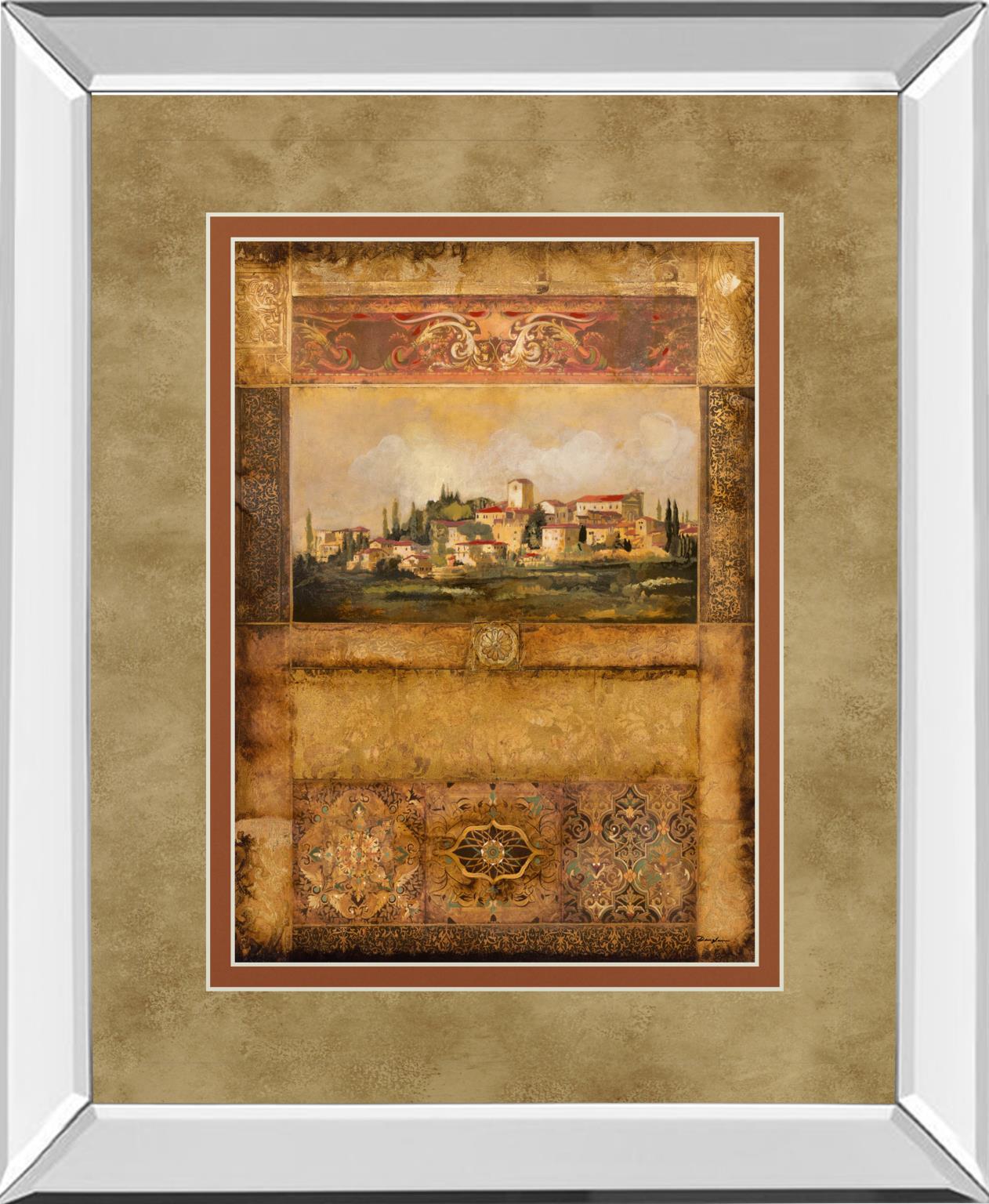Mirrored Frame Centimento I By Douglas 34X40 Mirror Frame Print