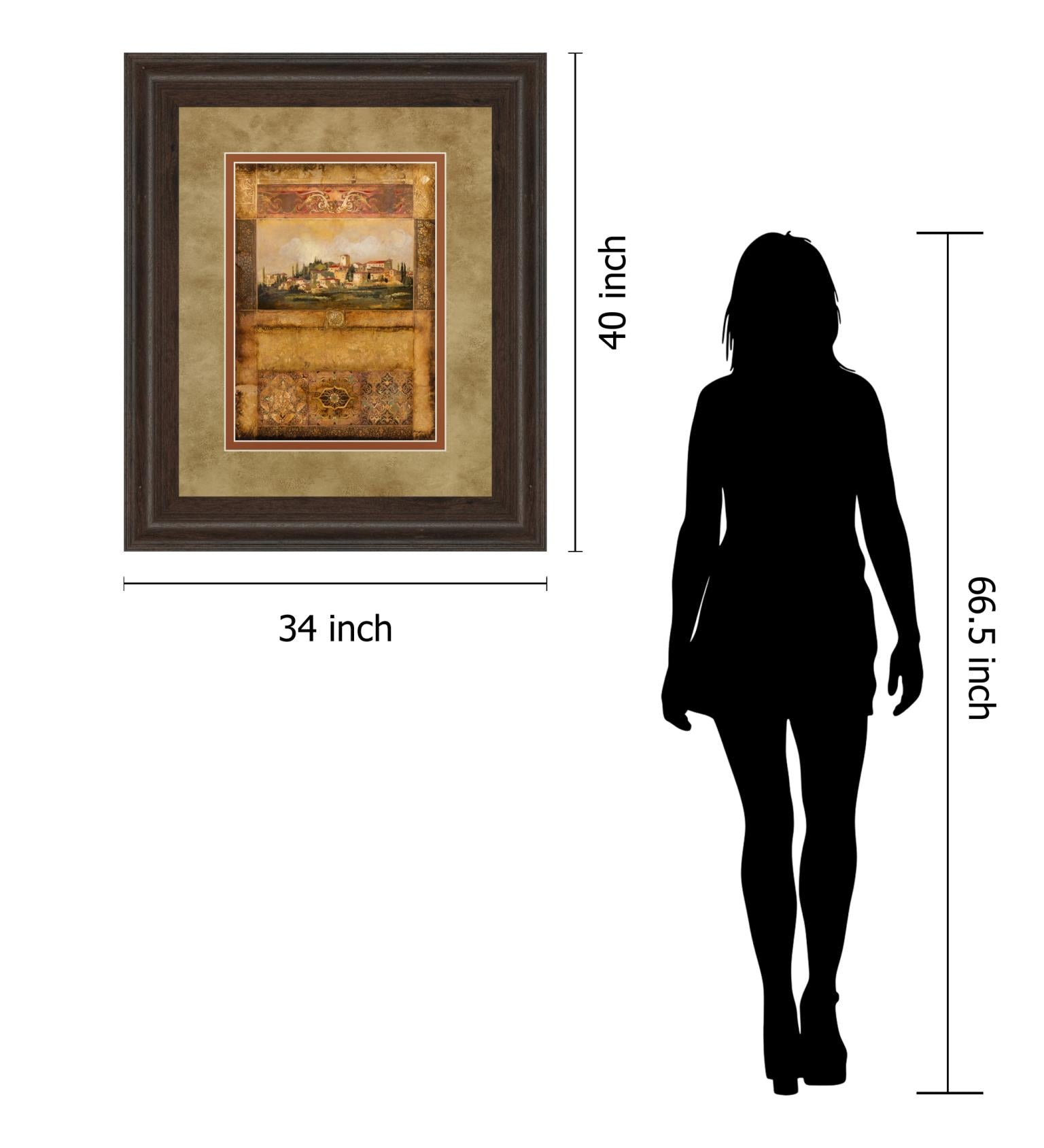 Centimento I By Douglas 34X40 Framed Print