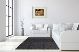 Mirrored Frame The Crossing  By Wendy Caro 34X40 Mirror Frame Print