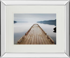 Mirrored Frame Off Orcas Island By Michael Cahill 34X40 Mirror Frame Print
