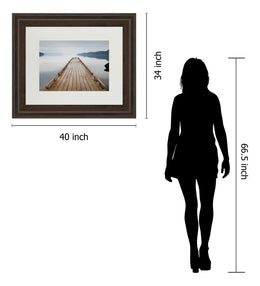 Off Orcas Island By Michael Cahill 34X40 Framed Print