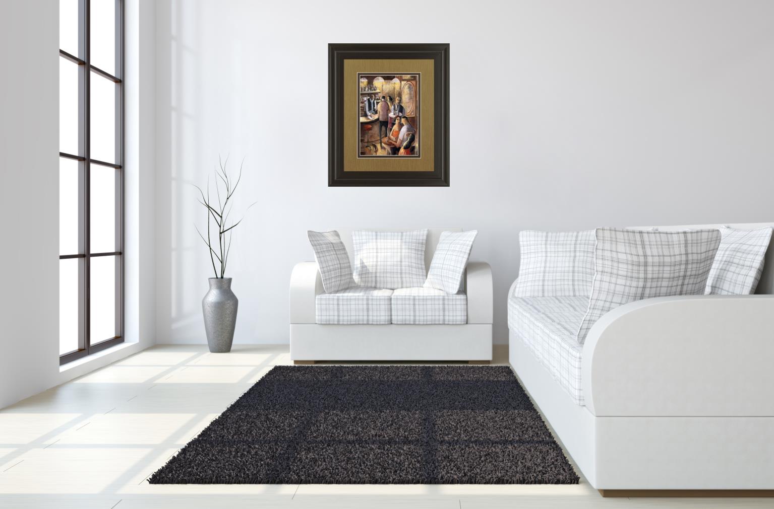 Entre Copas By Didier Lourenco 34X40 Framed Print