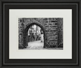 Bicycle Of Riquewihr By Monte Nagler 34X40 Framed Print