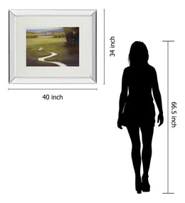 Mirrored Frame Lifting MistÂ   By Lynne Windsor 34X40 Mirror Frame Print
