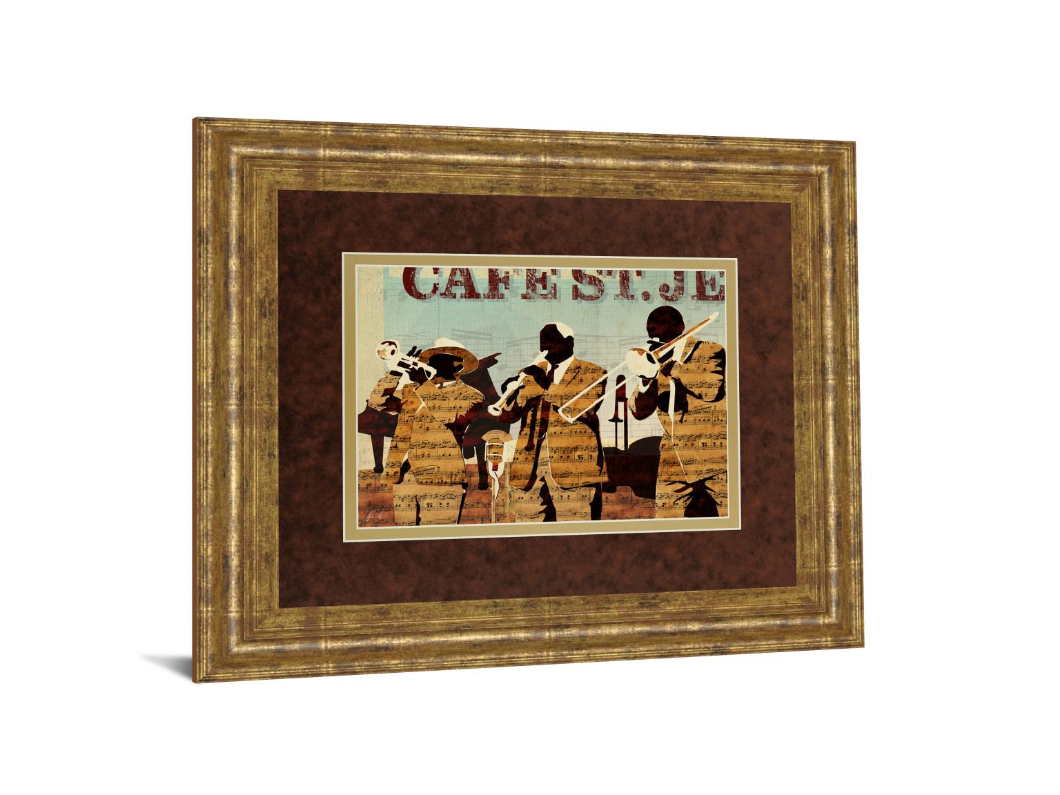 CafÃå Saint Jean By Kyle Mosher 34X40 Framed Print