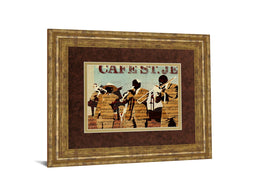 CafÃå Saint Jean By Kyle Mosher 34X40 Framed Print
