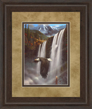 Eagle Portrait I By Leo Stans 34X40 Framed Print