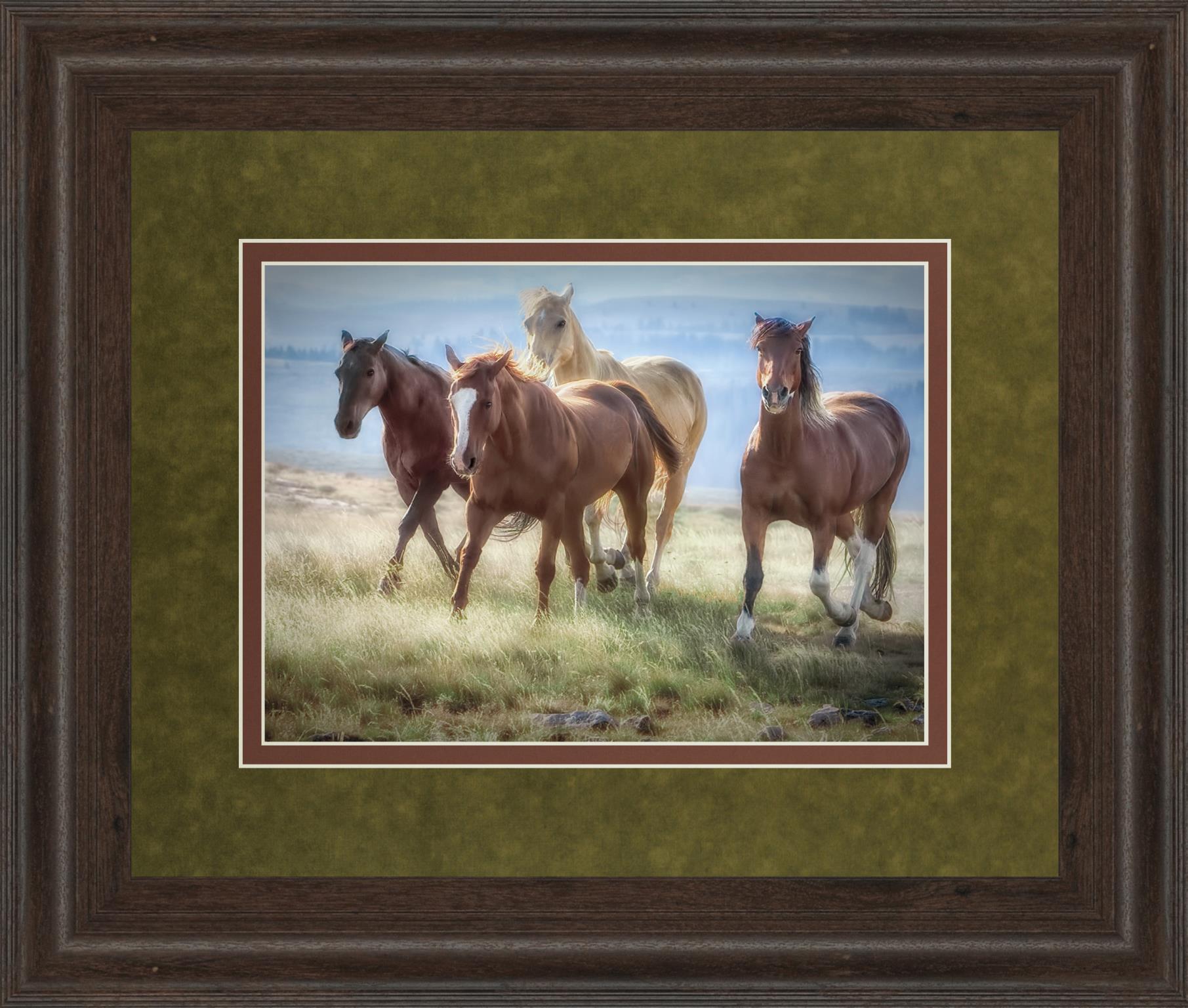 Morning Stroll By Wendy Caro 34X40 Framed Print