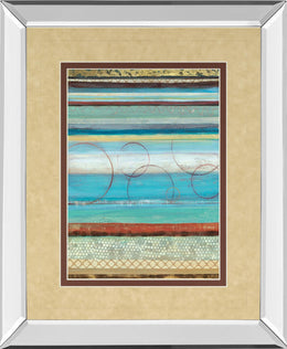 Mirrored Frame Strata I By Tava Studios 34X40 Mirror Frame Print