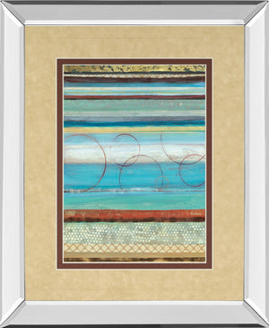 Mirrored Frame Strata I By Tava Studios 34X40 Mirror Frame Print