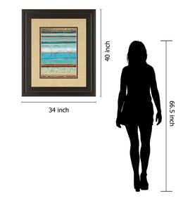 Strata I By Tava Studios 34X40 Framed Print