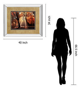Mirrored Frame Dressed To Shine By Lars Van De Goor 34X40 Mirror Frame Print