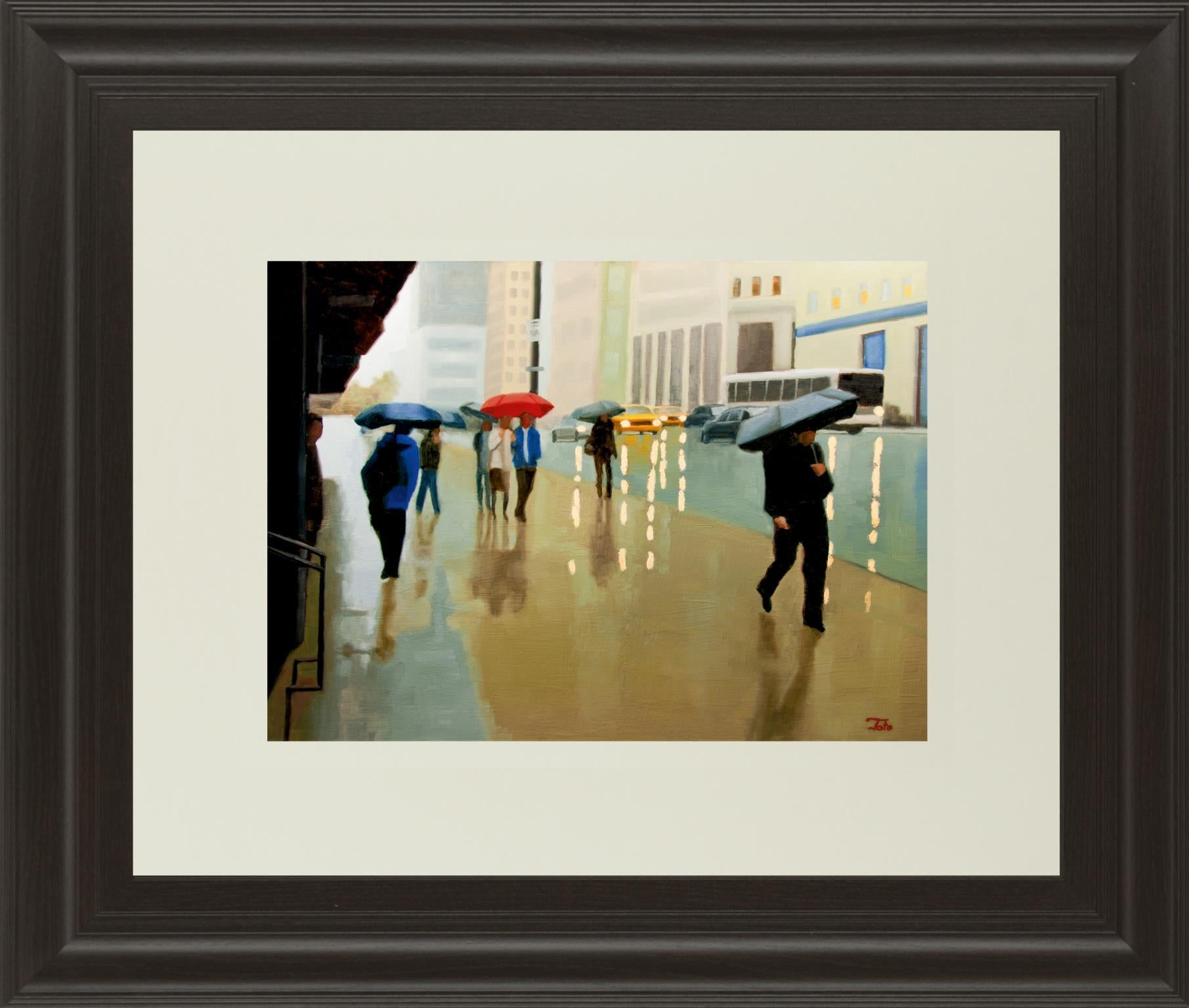 New York State Of Mind By Tate Hamilton 34X40 Framed Print