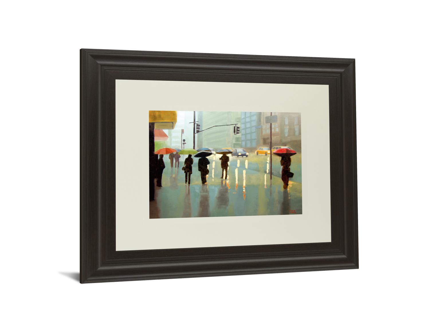New York Reality By Tate Hamilton 34X40 Framed Print