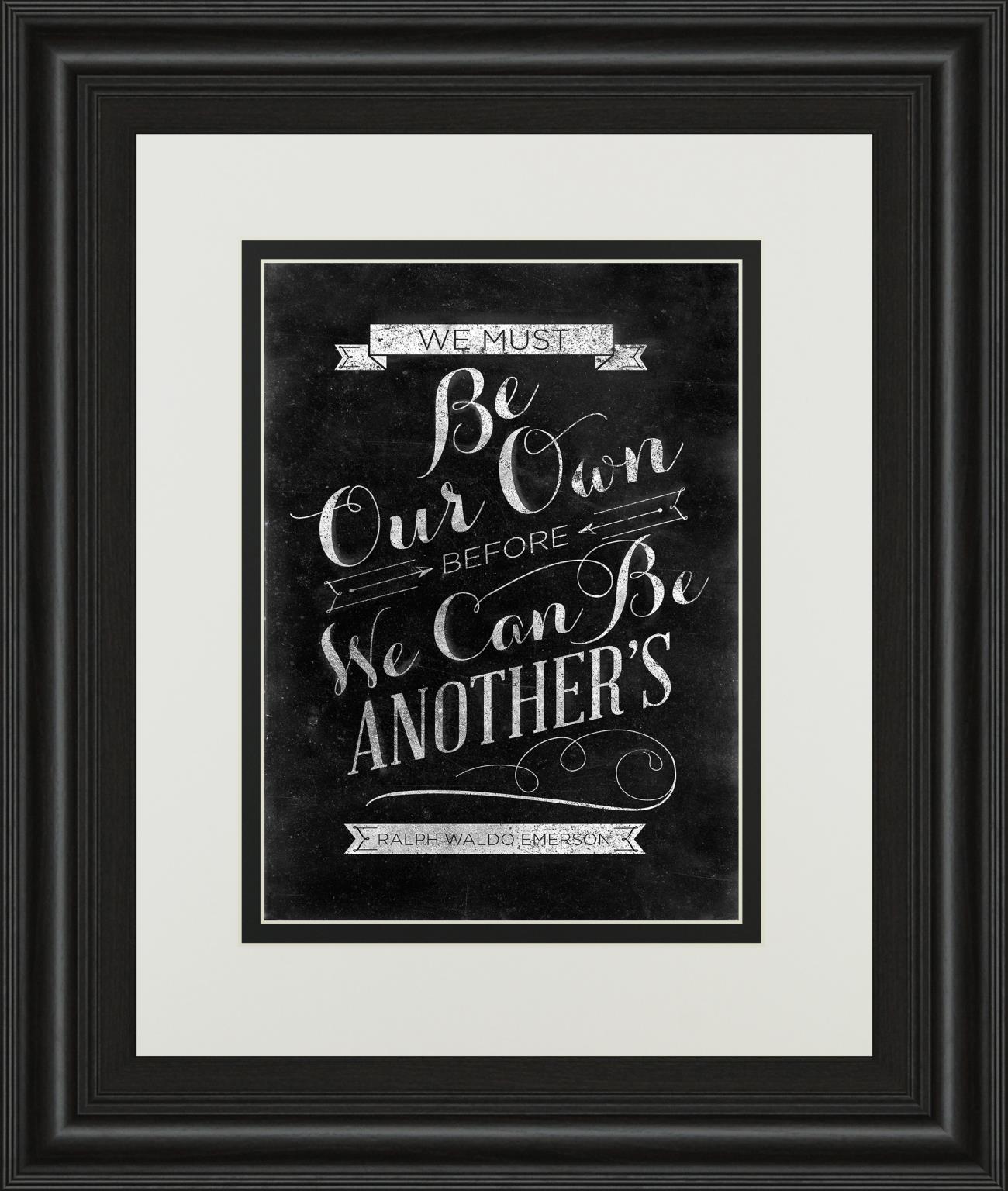 Be Our Own By Sd Graphic 34X40 Framed Print