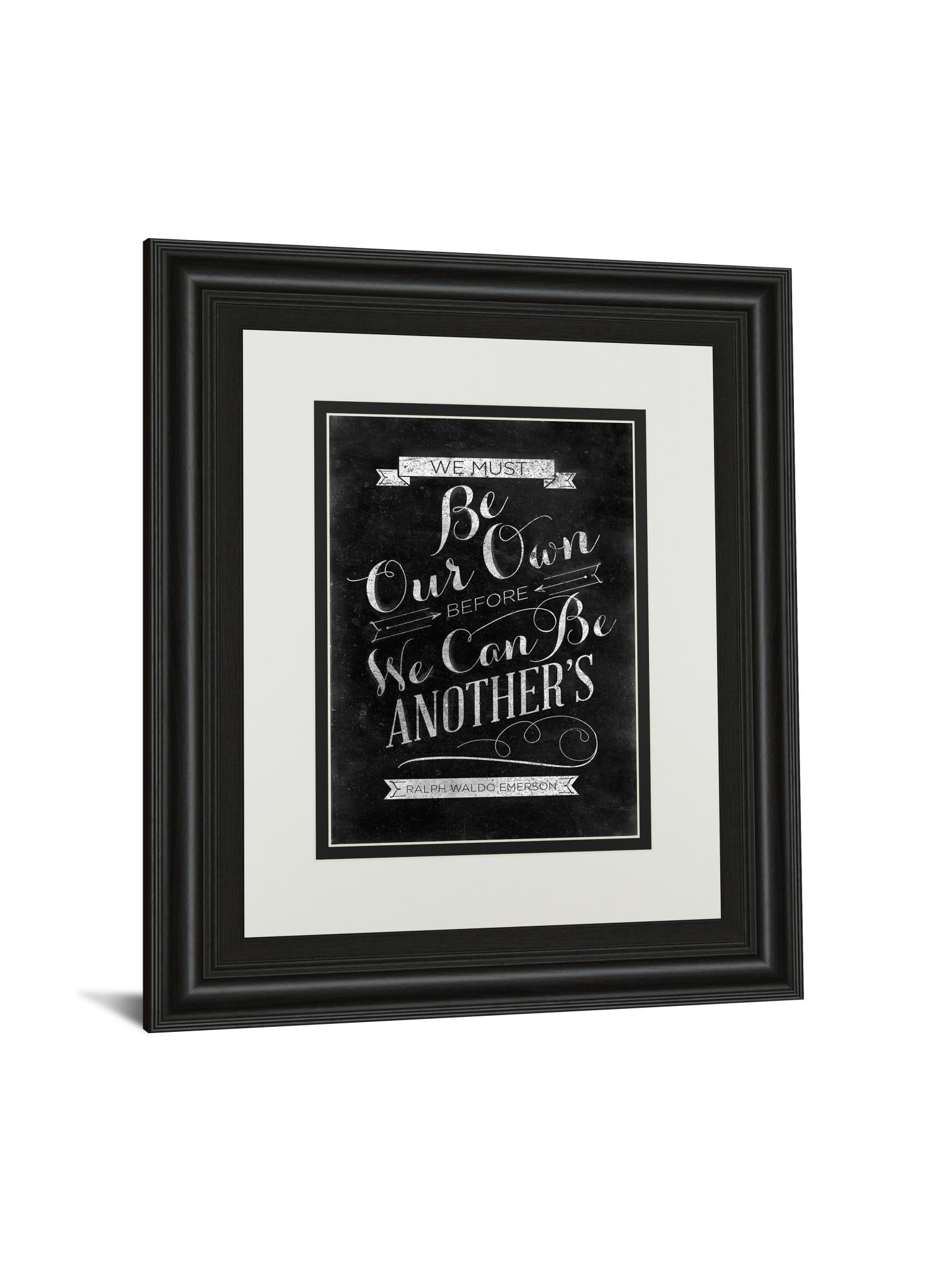 Be Our Own By Sd Graphic 34X40 Framed Print