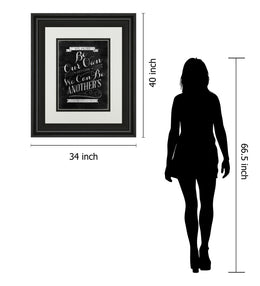 Be Our Own By Sd Graphic 34X40 Framed Print