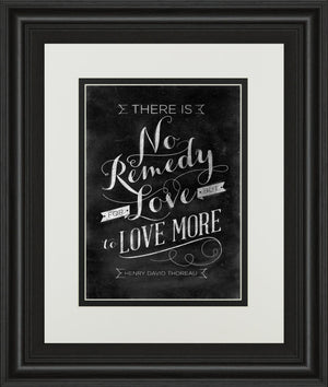 No Remedy By Sd Graphic 34X40 Framed Print