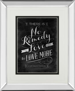 Mirrored Frame No Remedy By Sd Graphic 34X40 Mirror Frame Print