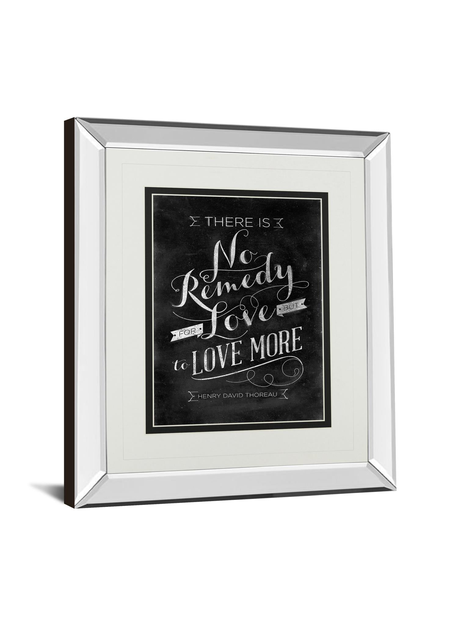 Mirrored Frame No Remedy By Sd Graphic 34X40 Mirror Frame Print
