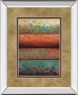 Mirrored Frame Excitement By Laurie Fields 34X40 Mirror Frame Print