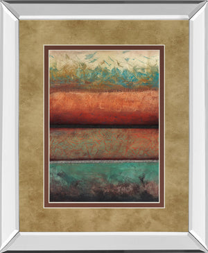 Mirrored Frame Excitement By Laurie Fields 34X40 Mirror Frame Print