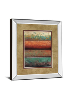 Mirrored Frame Excitement By Laurie Fields 34X40 Mirror Frame Print