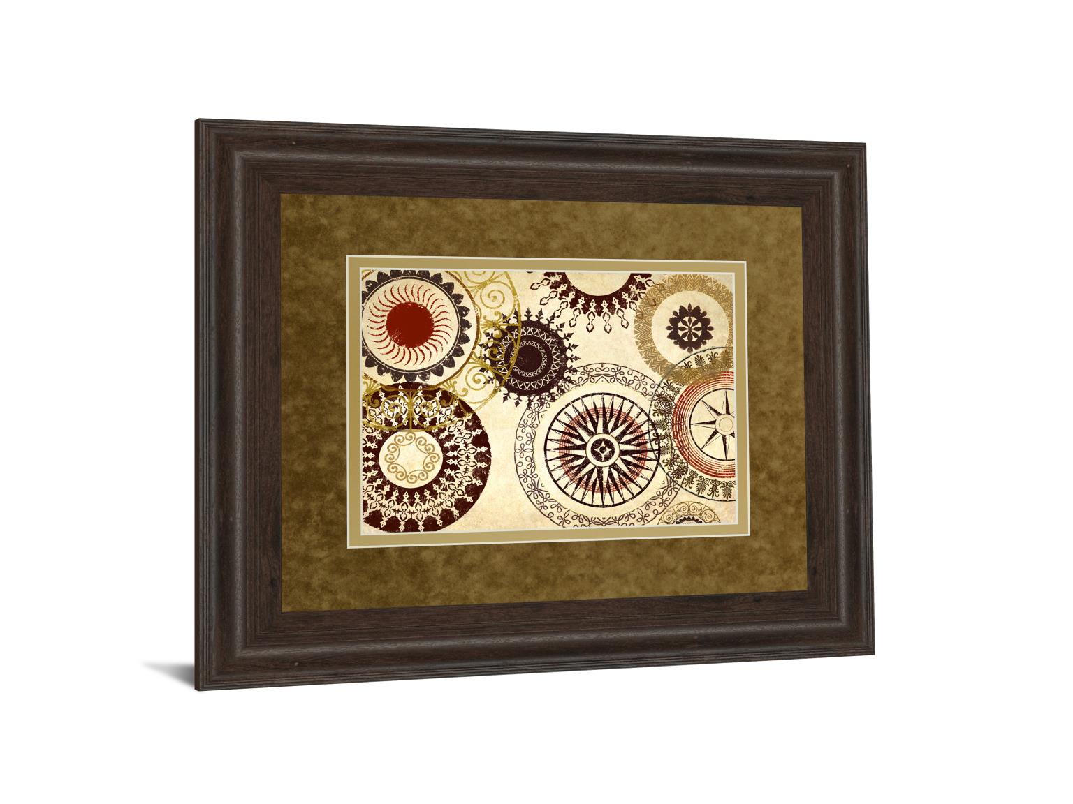 Â Egyptian Textile By Â Michael Marcon 34X40 Framed Print