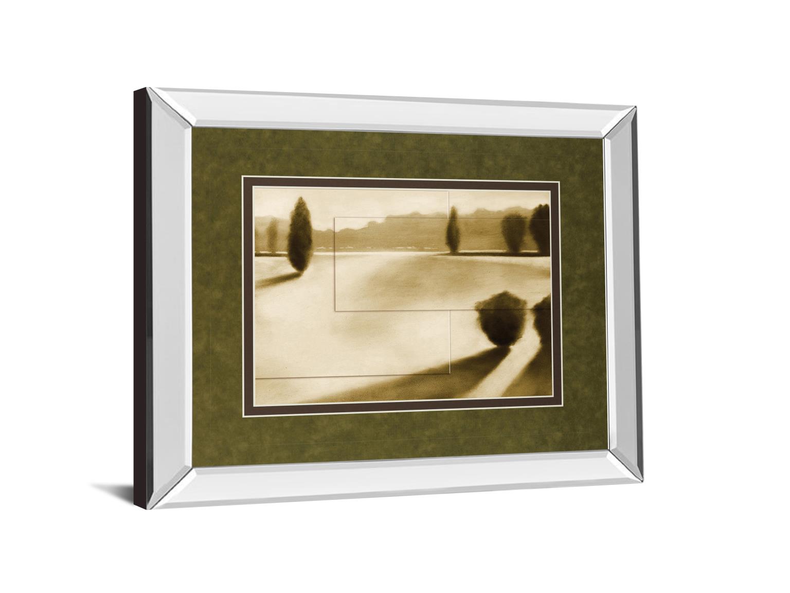 Mirrored Frame Cyprus Eclipse Ii By Brent Collins 34X40 Mirror Frame Print