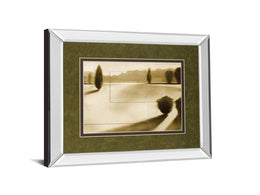 Mirrored Frame Cyprus Eclipse Ii By Brent Collins 34X40 Mirror Frame Print