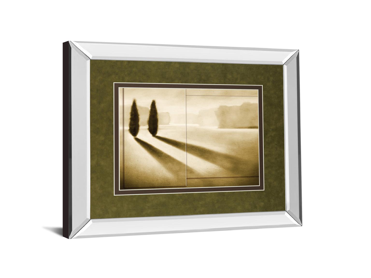 Mirrored Frame Cyprus Eclipse I By Brent Collins 34X40 Mirror Frame Print