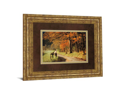 Autumns Morning Light By D. Burt 34X40 Framed Print