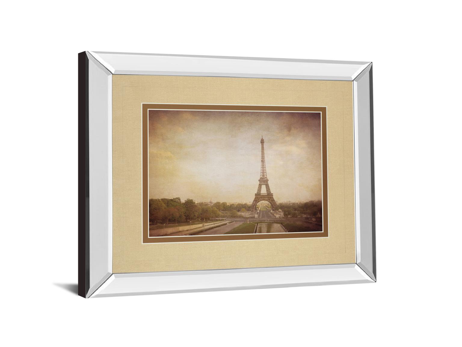 Mirrored Frame Tour De Eiffel By H. Jacks 34X40 Mirror Frame Print