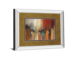 Mirrored Frame Skyline By Cat Tesla 34X40 Mirror Frame Print